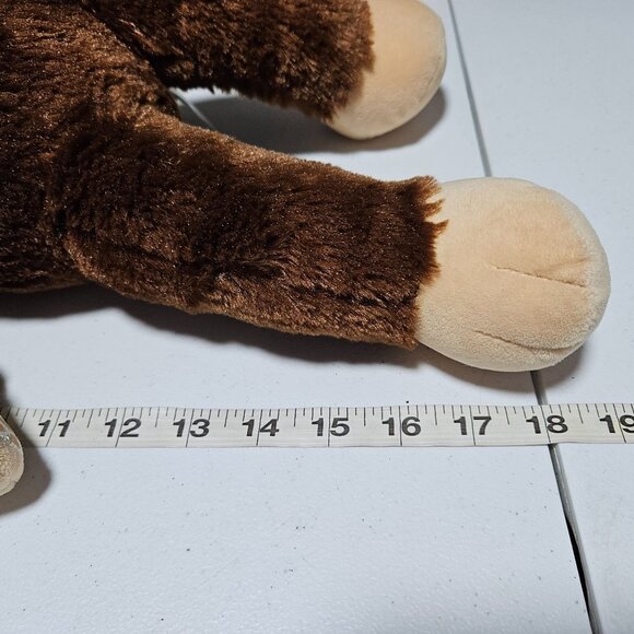 Build a Bear Monkey 18 inch Plush Chimpanzee Brown Stuffed Animal Toy BAB - Picture 8 of 8